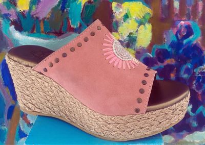 Sandalia "Rosa en Sa Cova" Pink