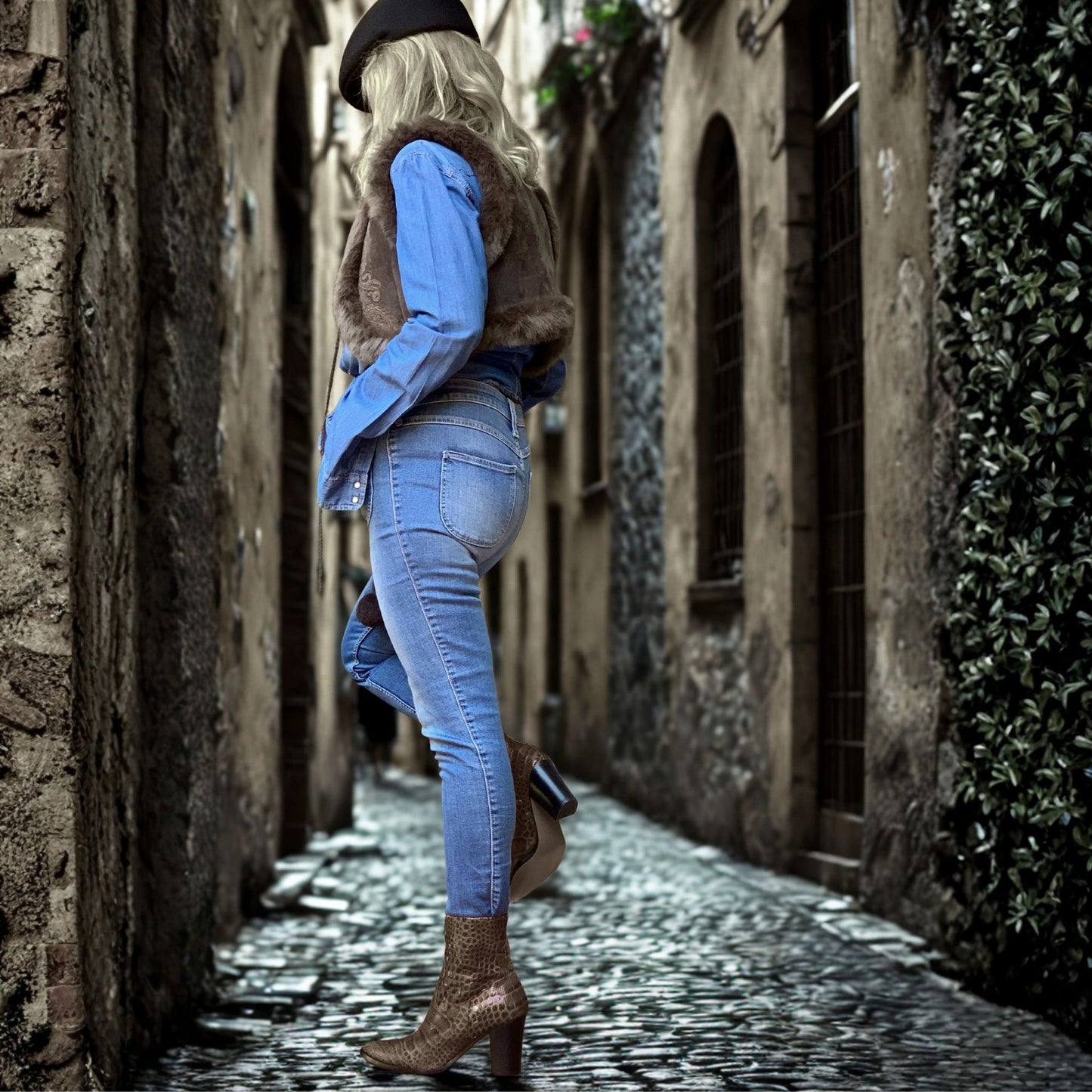 Botín Campera Marrón