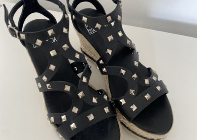 Sandalia "Malena en Como" Negra