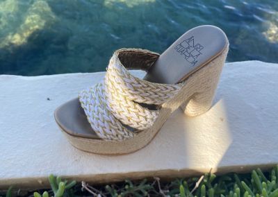 Sandalia "Nadia en Bagur" Blanca