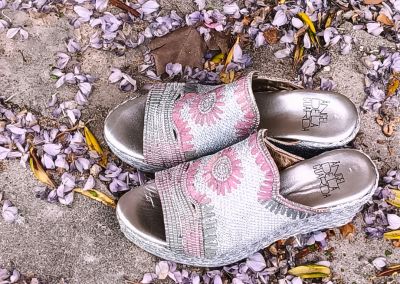 Sandalia "Alex en Ribelinos" Plata