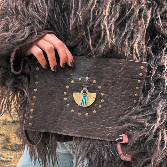 Bolso Abanico Marrón