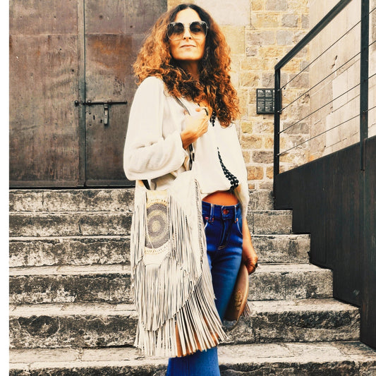 Bolso Flecos Como Hueso (Agotado)