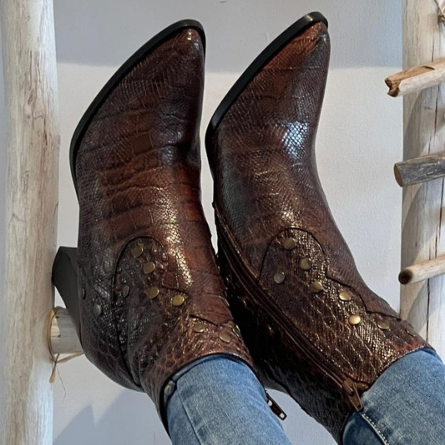 Botín Campera Marrón