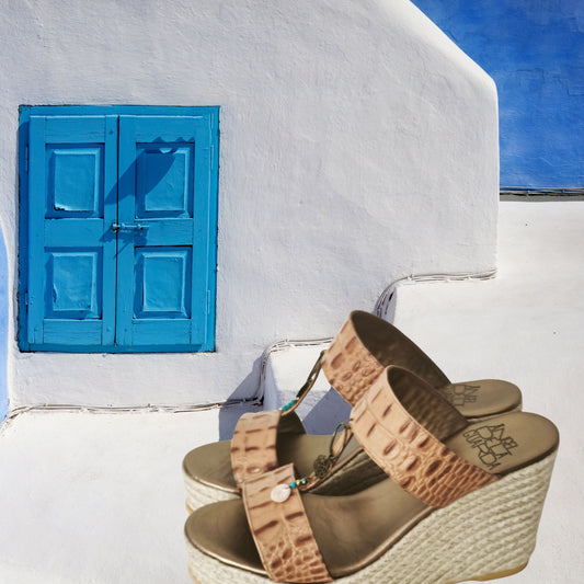 Sandalia "Charly en Skopelos" Camel
