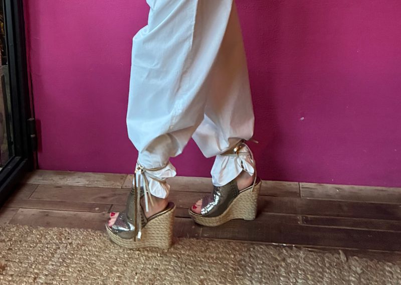 Sandalia "Esther en Formentera" Plata